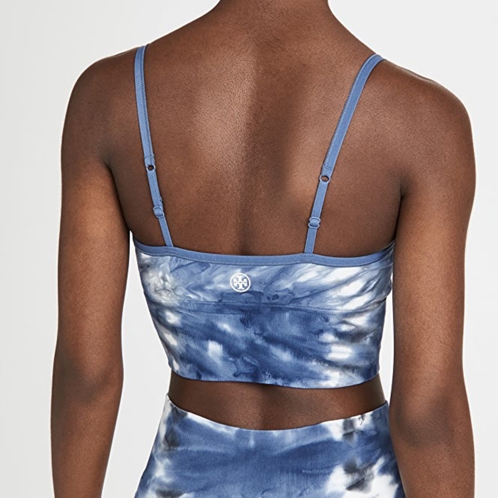 Tory Sport Tie Dye Biker Short Bra Set